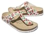 Birkenstock Gizeh White/Cherry Print