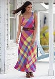 Jessica London Plus Size Flared Linen Dress