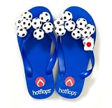 hotflops Soccer Blue Jappn レディースシューズ <strong>デコ</strong>サンダル