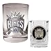 Sacramento Kings NBA Rocks Glass & Square Shot Glass Set - Primary Logo by Great American Products