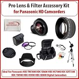 Pocket Video Camera 2 Lens & Filter Kit Accessory Kit For Panasonic HDC TM700K HDC SD600 HDC HS700K HDC SDT750K HDC TM900 HDC HS900 HDC SD800 Digital Camcord: Includes 0.45x Wide Angle Macro Lens, 2x Telephoto Lens, 3 Piece Fitler Kit , Lens Hood, Lens Cap, Tripod, Case and more... Pocket Video Camera 2 Lens & Filter Kit Accessory Kit For Panasonic HDC TM700K HDC SD600 HDC HS700K HDC SDT750K HDC TM900 HDC HS900 HDC SD800 Digital Camcord: Includes 0.45x Wide Angle Macro Lens, 2x Telephoto Lens, 3 Piece Fitler Kit , Lens Hood, Lens Cap, Tripod, Case and more...