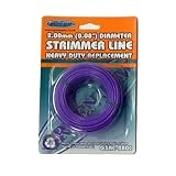 HEAVY DUTY REPLACEMENT STRIMMER LINE 2MM X 15M lightweight petrol strimmers
