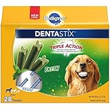 PEDIGREE DENTASTIX Fresh Large Treats for Dogs - 1.52 Pounds 28 Treats