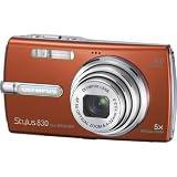 Olympus Stylus 830 8MP Digital Camera with Dual Image Stabilized 5x Optical Zoom (Orange)
