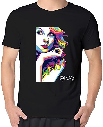 Albums Music Singer Taylor Swift T Shirt Black For Men's