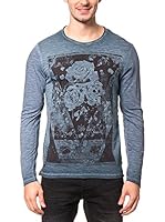 AMERICAN PEOPLE Camiseta Manga Larga Tidus (Azul Marino)