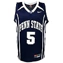 Nike Penn State Nittany Lions #5 Navy Blue Youth Replica Basketball Jersey