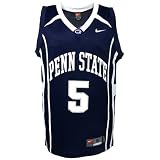 Nike Penn State Nittany Lions #5 Navy Blue Youth Replica Basketball Jersey