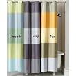 Encore Stripe Shower Curtain Grey