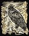 Scraper Kratzbild Adler Gold Größe 20 cm x 25 cm