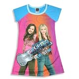 Hannah Montana by Disney - Girls Short Sleeve Hannah Montana Nightgown, Turquoise, Multi