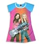 Hannah Montana by Disney - Girls Short Sleeve Hannah Montana Nightgown, Turquoise, Multi