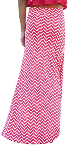 Superfish Women Multi Print A-line Long Maxi Chevron Full Length Skirts