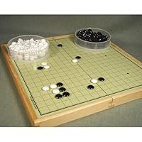 Go Set Magnetic, board 15 inch x 14.75 inch x 1 inch open, 16mm stones
