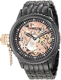 Invicta Men's 1926 Russian Diver Mechanical Rose Gold Tone Skeleton Dial Black Ceramic Watch Invicta Men's 1926 Russian Diver Mechanical Rose Gold Tone Skeleton Dial Black Ceramic Watch
