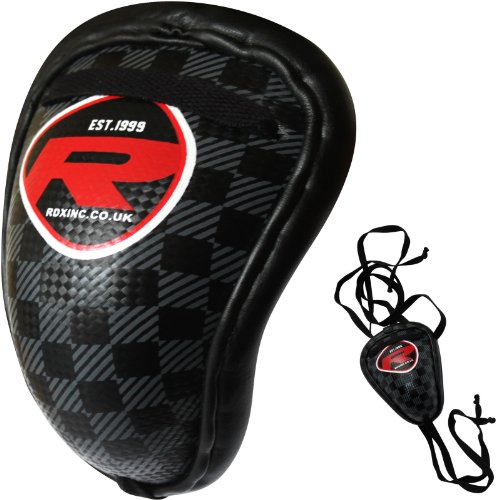  RDX métal Coquille Lace Up Protector MMA Coupe de boxe Muay Thai Abdo Acier Fer