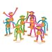 Fun Toys' Bendable Monkeys: 12 Colorful Cheeky Chimps - 2.5 inches tall_s-1
