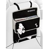 BONFORM [ ボンフォーム ] SNOOPY [ スヌーピーボーン ] シートバックポケット [ ブラック ] ［ 可愛いスヌーピーのマスコット付き!! ］ 7460-08BK