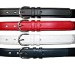 Genuine Leather Womens Dress Belt Basic Colors by CTM