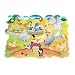 Chenille Kraft® Giant Zoo Animals Floor Puzzle, Cardboard, 54 Pieces, 4 ft x 3 ft, Ages 3 and Up