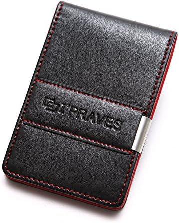 Slim Leather Money Clip Wallet Credit Card Slots Photo Holder Front Pocket Wallet(Red)