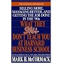 What They Still Don't Teach You at Harvard Business School