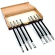 8 Stone Chisels Rock Lapidary Carving Hand Tools 5 7/8"