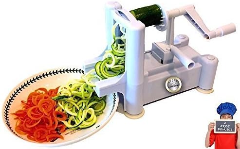 5 Star Cuisine Spiral Slicer - All in One Vegetable Chopper, Spiralizer, Vegetable Spiral Slicer by 5 STAR CUISINE