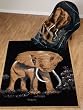 Elephant | Luxury Acrylic | Throw Blanket