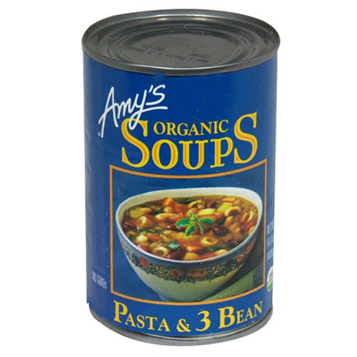 Amy's Organic Pasta And 3 Bean Soup, 14.1-Ounces (Pack of 12) by Noodle Soups