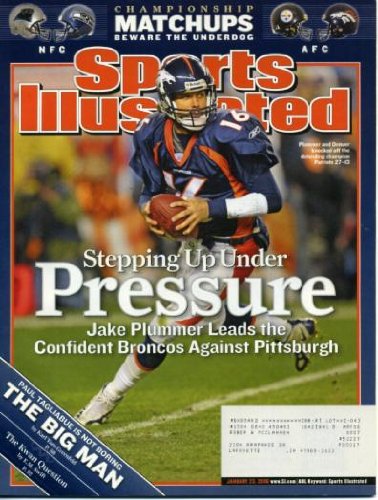 Sports Illustrated January 23, 2006 Jake Plummer/Denver Broncos, Ben Roethlisberger/Pittsburgh Steelers, Joakim Noah/Florida Gators