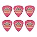 Princess Crown Tiara Pink Background Novelty Guitar Picks Medium Gauge - Set of 6