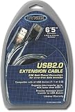 Dynex TE-USB 2XAA - USB extender - 4 pin USB Type A (M) - 4 pin USB Type A (F) - 6.6 ft