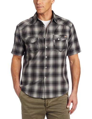 Dickies Men's Short Sleeve Fashion Western Plaid Shirt