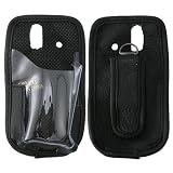 Genuine Black Leather Case for Kyocera Slider Remix KX5