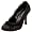 Black-White Pinstripe Satin