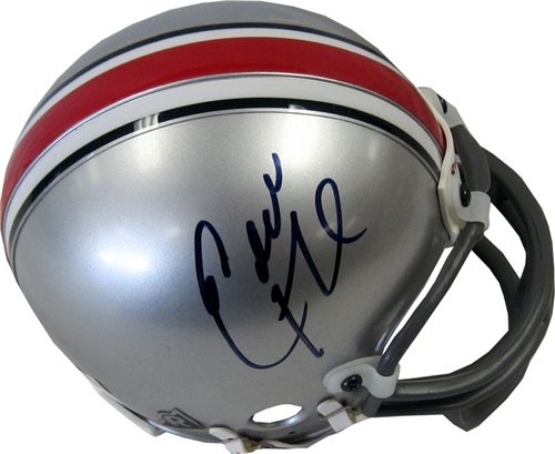 Eddie George Autographed/Hand Signed Ohio State Buckeyes Mini Helmet