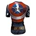 Super Heros Spiderman Men Compression Running Shirt Tight Sports Tee (M, CA3)
