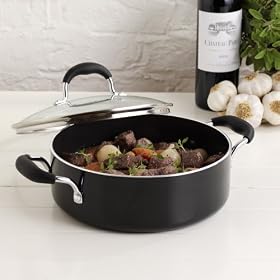 ProCook Gourmet Shallow Casserole & Lid 24cm / 3.4L
