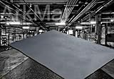 Heavy Duty Large Rubber Gym Mat Commercial Flooring 18mm Garage Flooring Natural
