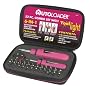 KR Tools 12670 Autoloader 6-in-1 Autoloading Screwdriver, 52-Piece Set, Pink