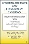 Choosing the Scope and Structure of Your Blog (ABCs Plus Basics for Websites and Blogs)