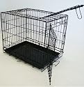 Brand New 2 Doors Dog Kennel Crate Cage 24x17x20 - DSA24