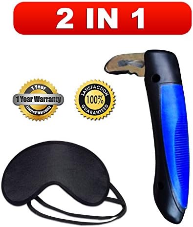 Handybar 2 in 1 Car Handle + Sleep Mask - Vehicle Handle, Aid for Standing up and Window Breaker,car Standing, Mobility Aid &amp; Emergency Escape Tool