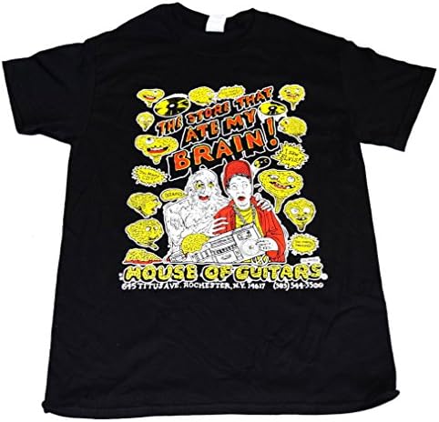 House of Guitars® T-Shirt "The Store That Ate My Brain" Medium
