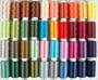 Polyester Embroidery Thread Set - 40 Spools (500 meter spools/40 wt.) - Set B Jewel Colors