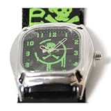 Reflex Quartz Skull and Crossbone Black Dial Boys Watch KID-0037B