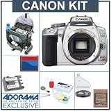 Canon Digital Rebel XTi SLR - Chrome - Refurbished by Canon U.S.A. with 4 GB CF Memory Card, Spare NB-2LH Lithium-Ion Rechargeable Battery, Slinger System Bag Mack 3 Year Extended Warranty, USB 2.0 Compact Card Reader, Professional Lens Cleaning Kit