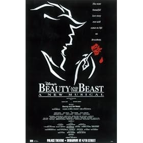 Beauty and The Beast Poster Broadway 14 x 22 In - 36vm x 56cm Terrence Mann Susan Egan Burke Moses Heath Lamberts Tom Bosley Beth Fowler Beaut� et le b�te f (14 x 22 In - 36cm x 56cm)