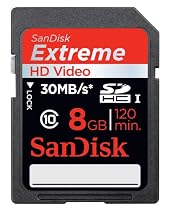 SanDisk Extreme SDHC 8GB Class 10 Speicherkarte